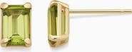 Oradina 14K Gold Date Me Birthstone Stud Earrings