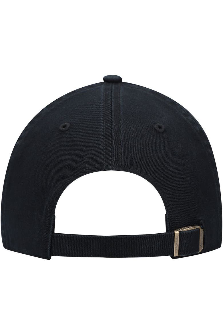 Men's '47 Black Detroit Lions Clean Up Legacy Adjustable Hat, Main, color, BLACK