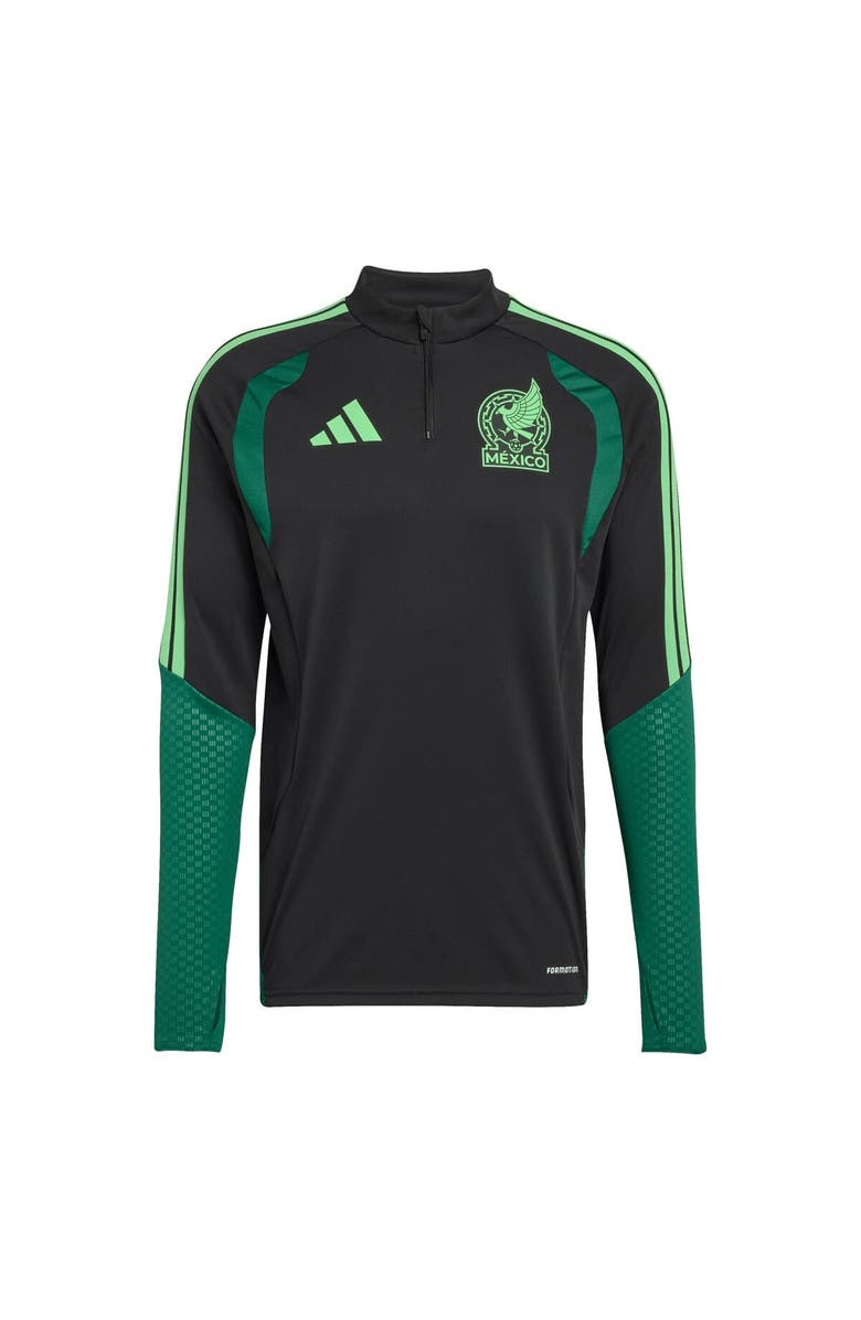 adidas Men's adidas  Black Mexico National Team FIFA x World Cup 2026 Tiro Quarter-Zip Training Top, Main, color, Black