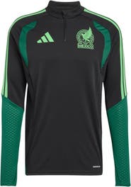 adidas Men's adidas  Black Mexico National Team FIFA x World Cup 2026 Tiro Quarter-Zip Training Top