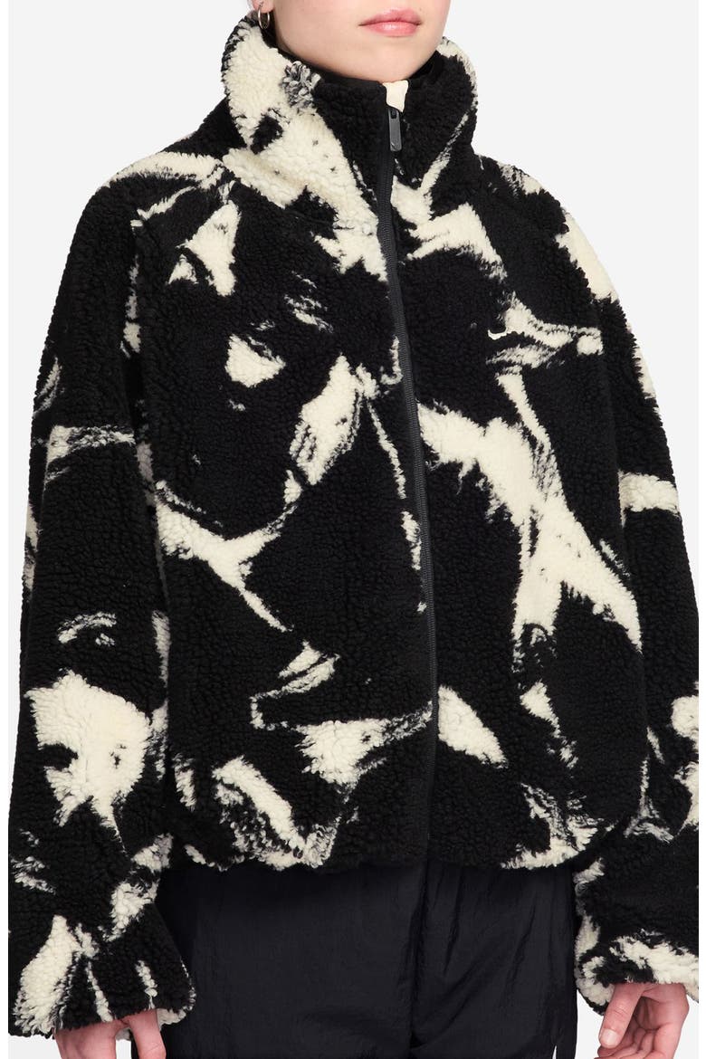 AOP Street Oversize Faux Shearling Jacket (Women) | Nordstrom