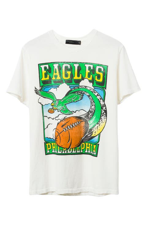Eagles Sky Cotton Graphic T-Shirt