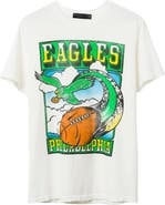 Junk Food Eagles Sky Cotton Graphic T-Shirt