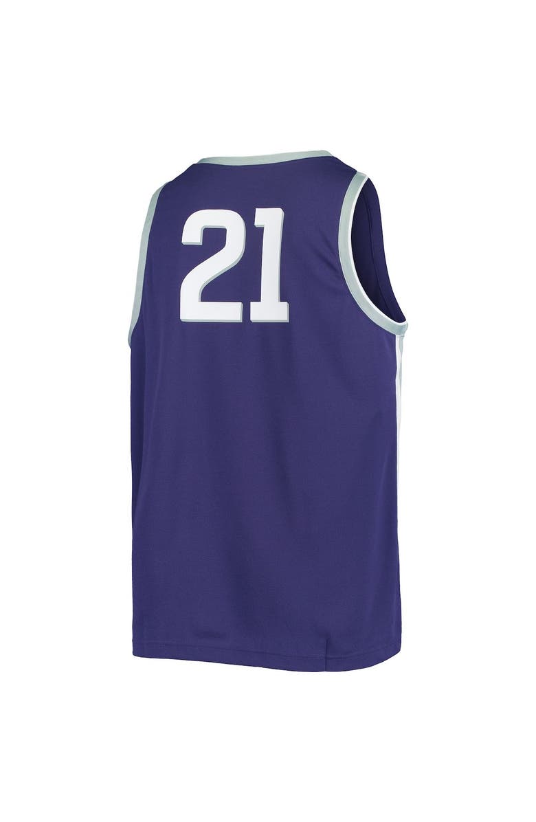 Nike Men's Nike #21 Purple Kansas State Wildcats Replica Basketball Jersey, Alternate, color, 
