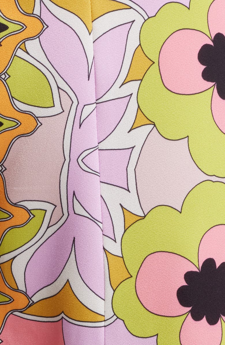 CIEBON Breeze Floral Print Belted Midi Shirtdress, Alternate, color, 