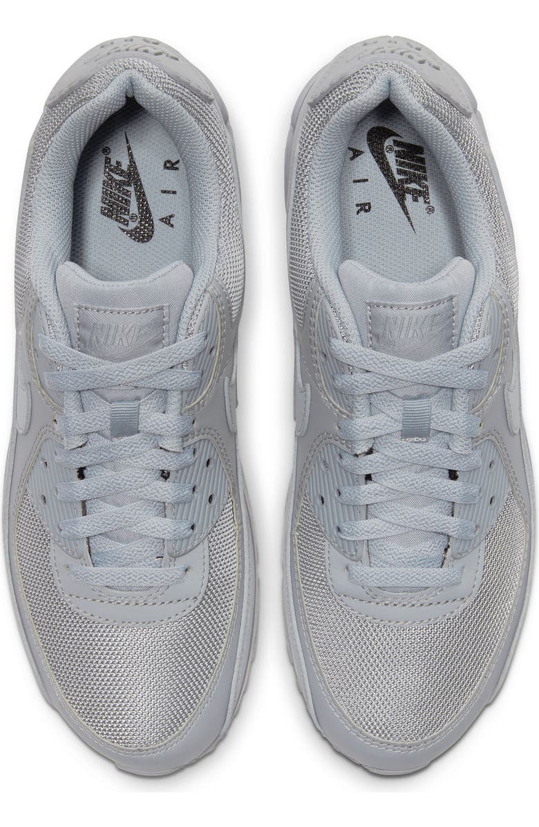 Nike Air Max 90 Sneaker, Alternate, color, 001 Wlfgry/Wlfgry