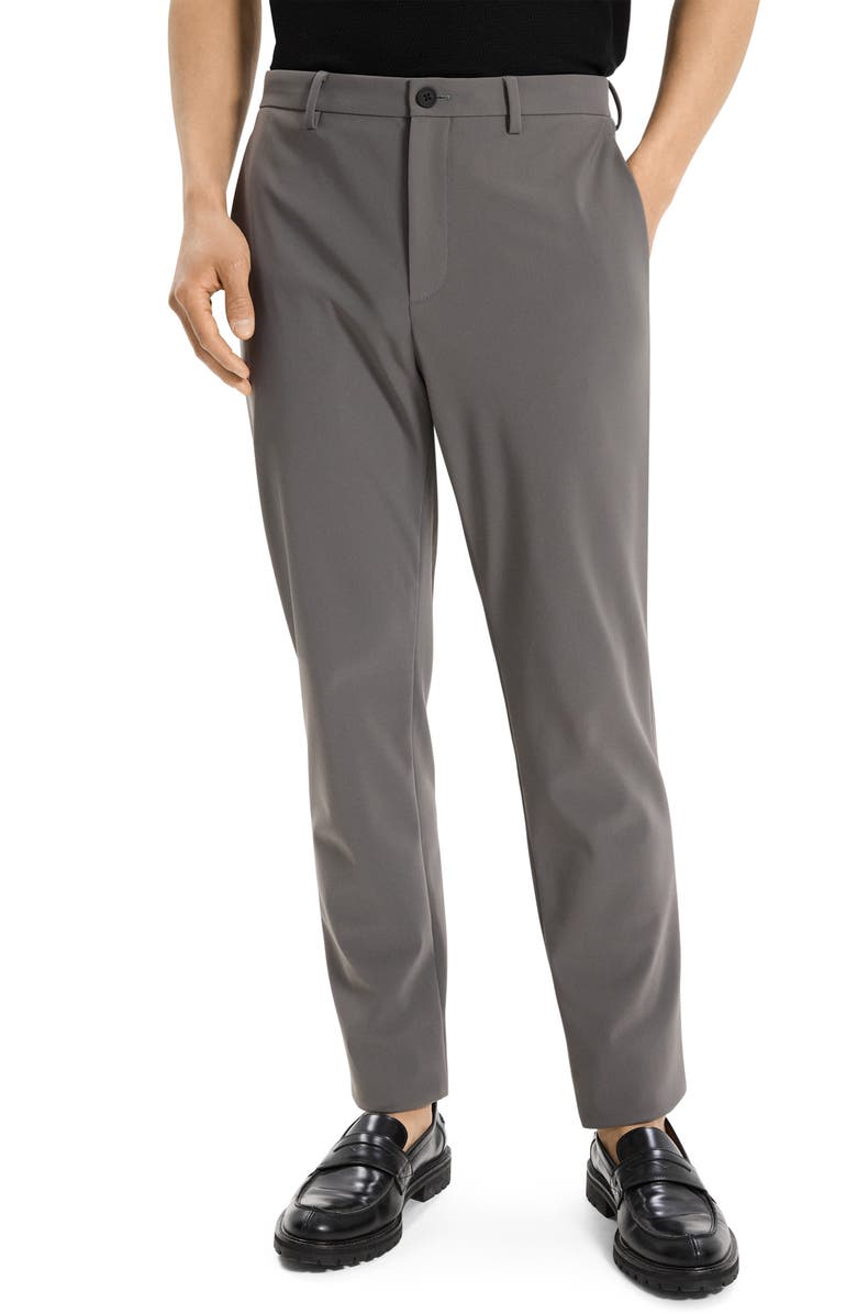 Theory Zaine Precision Ponte Knit Pants, Main, color, Carbon - Bax