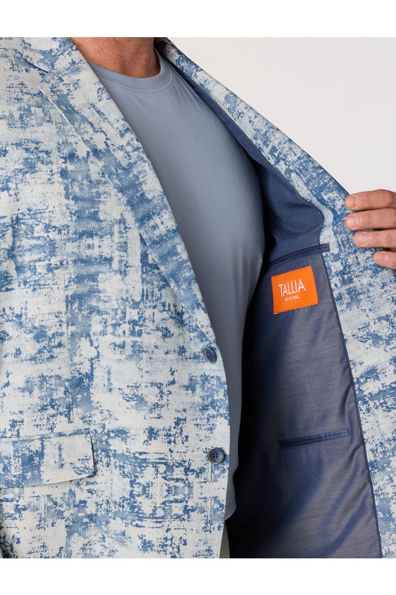 Big & Tall Denim Blazer, Alternate, color, BLUE