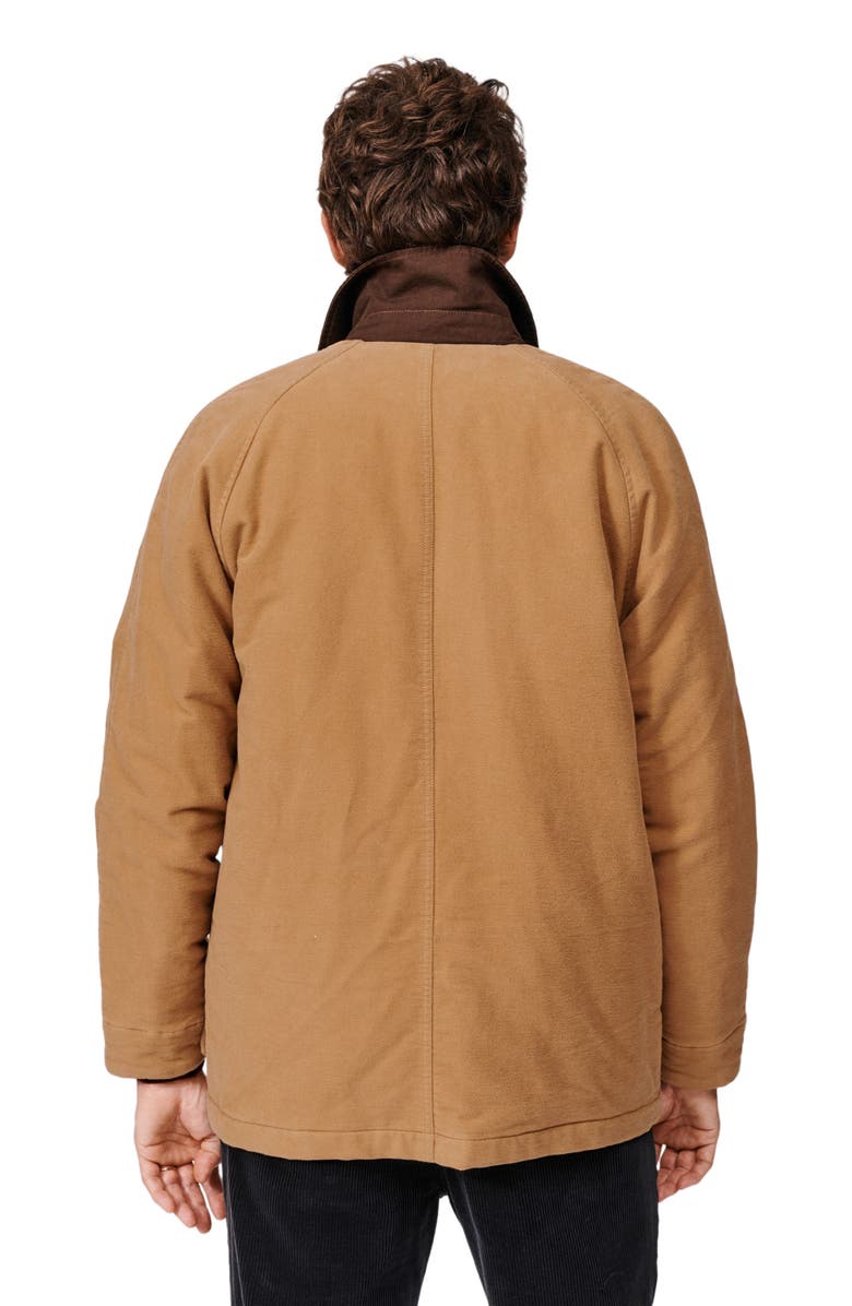 Aubin Bennett Moleskin Jacket, Alternate, color, Dijon