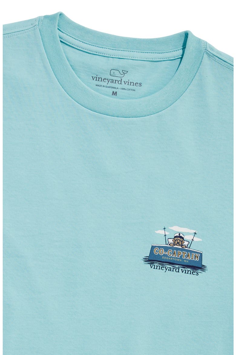 Furry Co-Captain Graphic T-Shirt, Alternate, color, AQUA HAZE