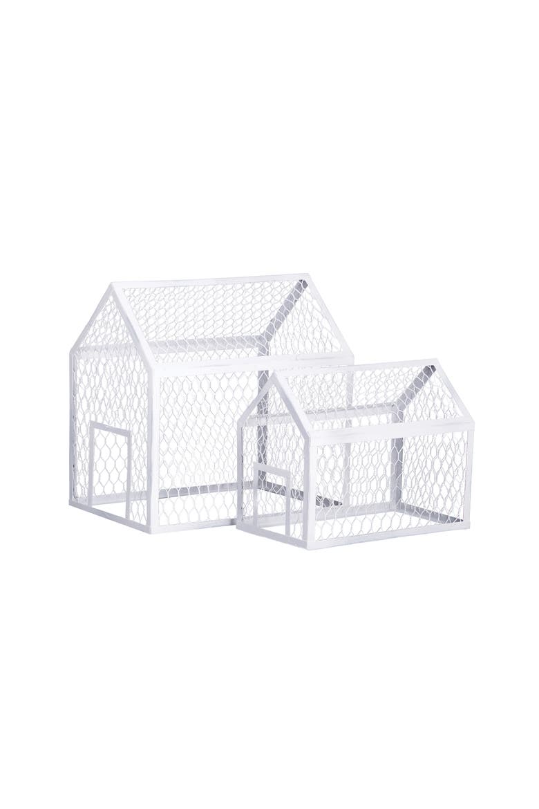 Provence Greenhouse Set of 2 Decor, Main, color, Green