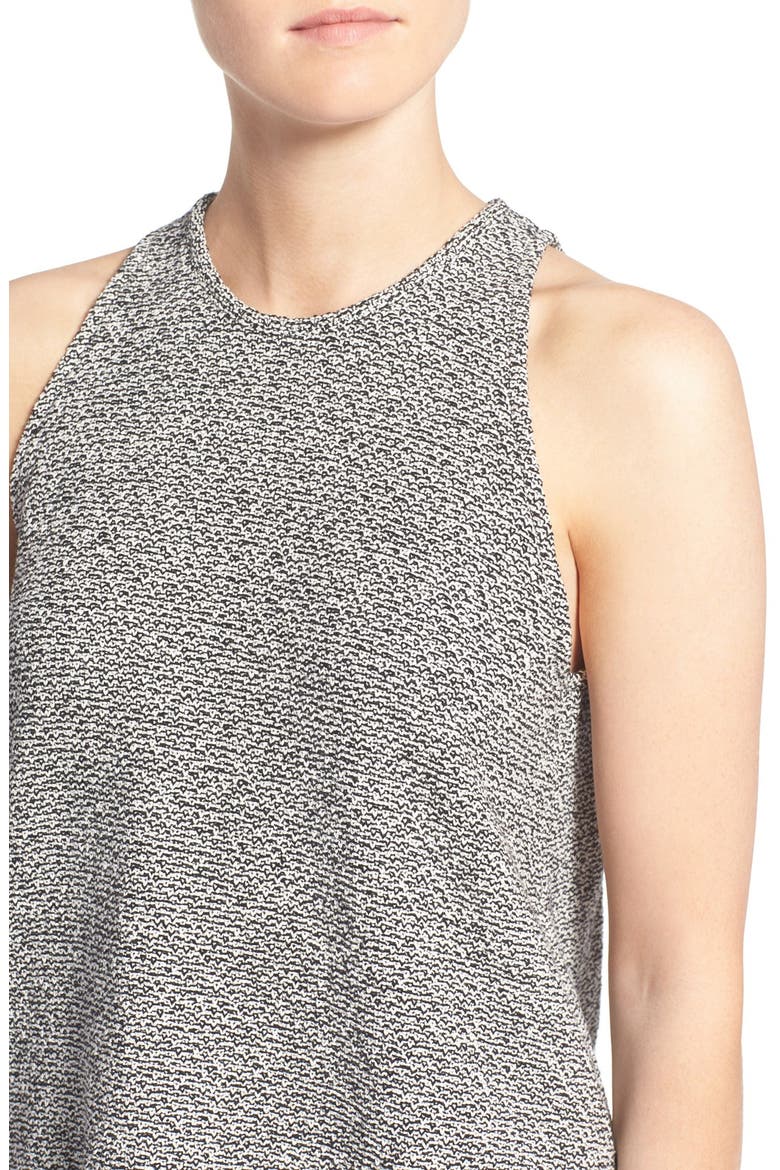 Swing Fringe Tank, Alternate, color, BLACK/ WHITE