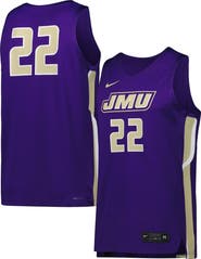 Nike Men's Nike Purple James Madison Dukes Replica Basketball Jersey