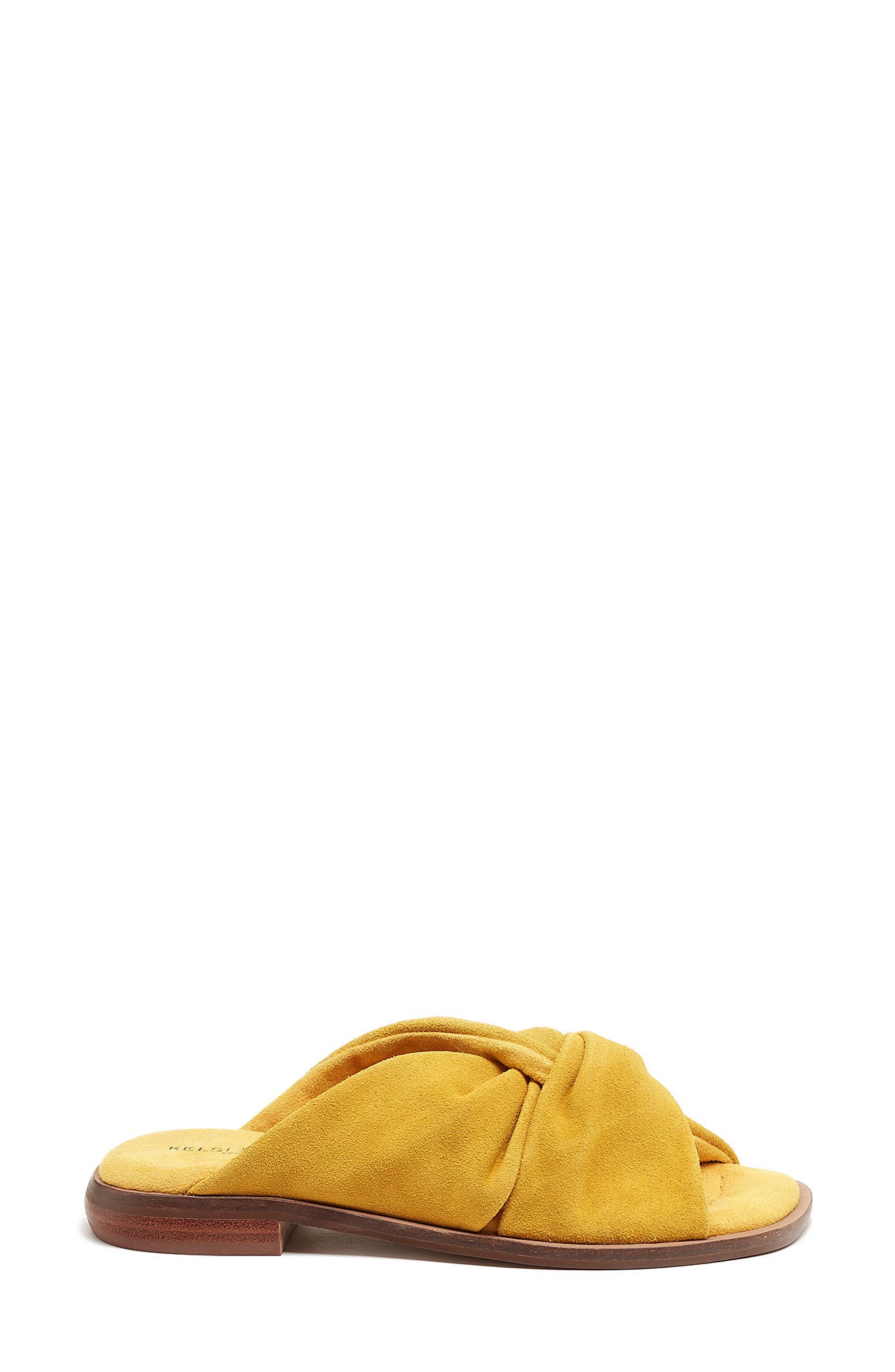 Twist Slide Sandal, Alternate, color, MELLOW