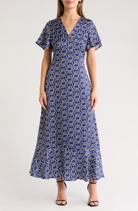 Trina Satin Maxi Dress