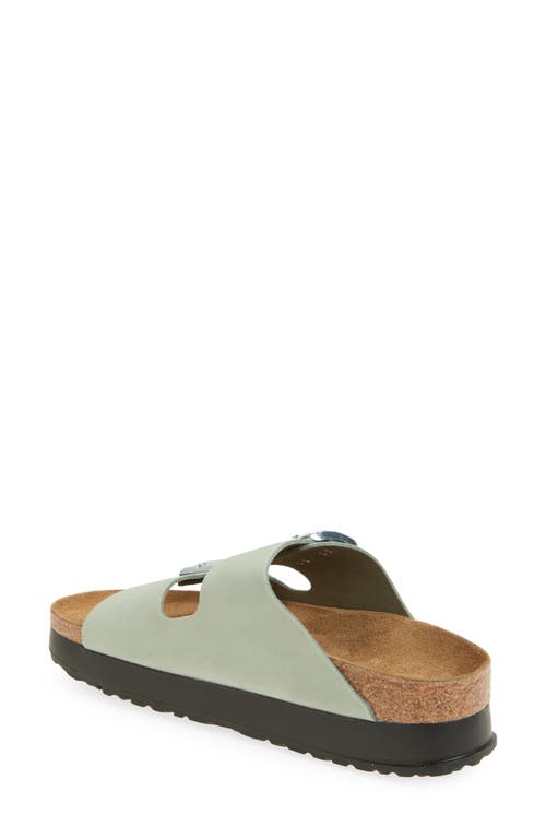Birkenstock Papillio By Arizona Flex Platform Sandal In Pure Sage