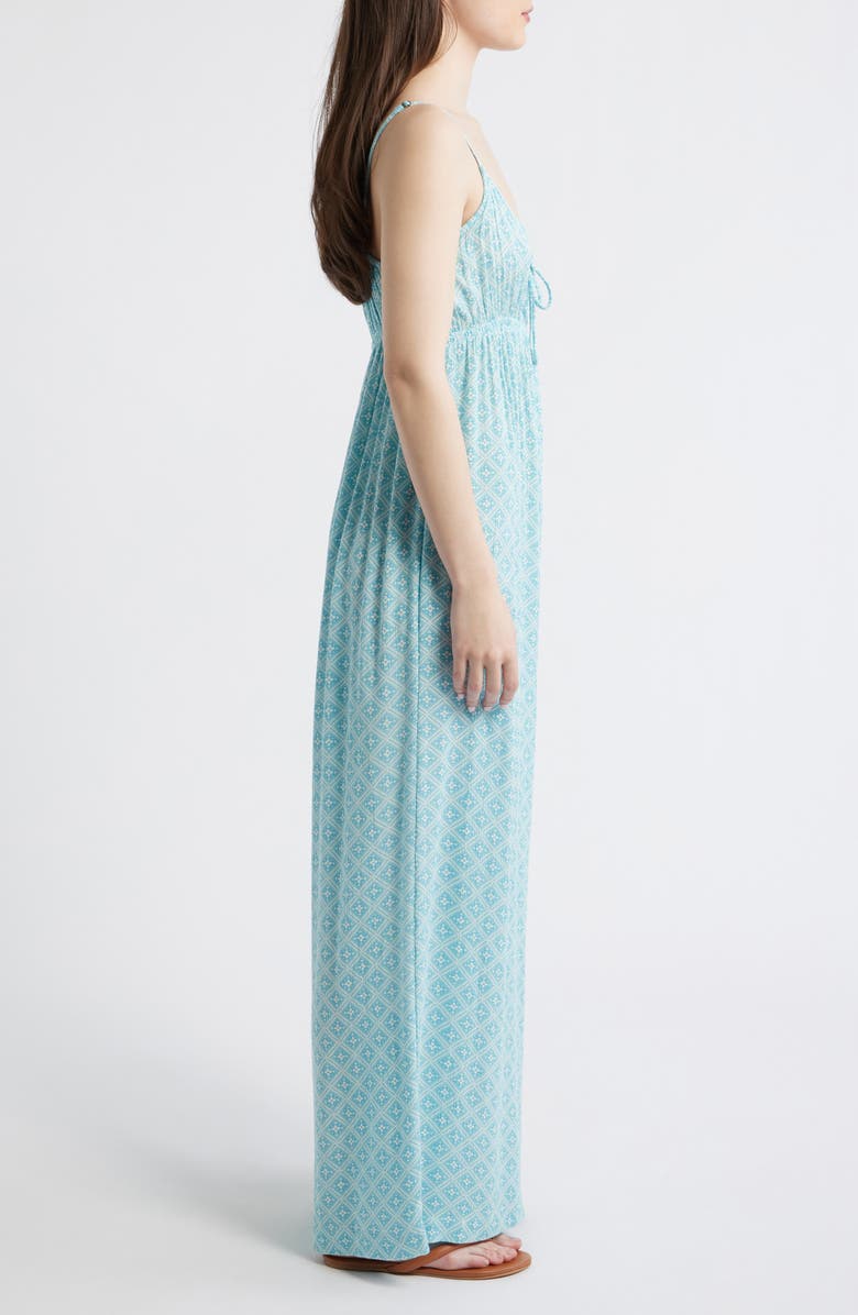 Rip Curl Half Moon Bay Maxi Sundress, Alternate, color, Sea Blue