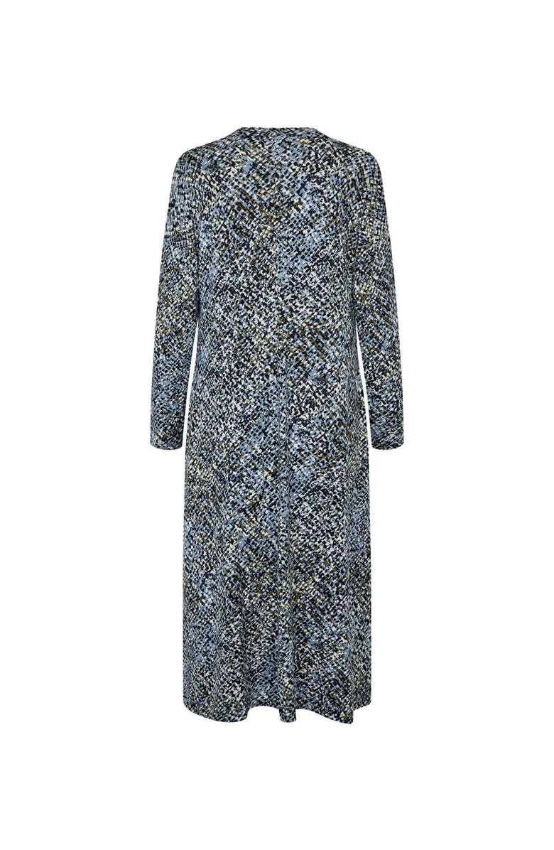 Masai Copenhagen MaOtobia Fitted Graphic Print Dress, Alternate, color, Proven Blue