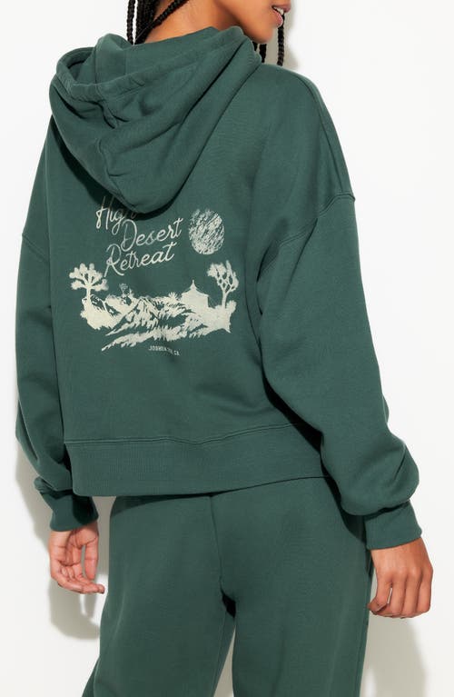 Spiritual Gangster Retreat Belair Hoodie In Green