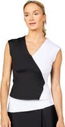 Sofibella Monochrome Cap Sleeve Womens Tennis Tank