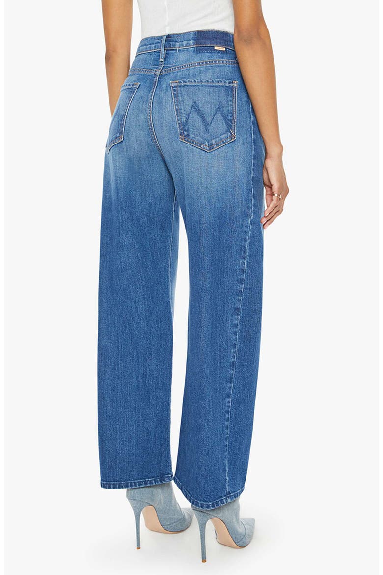 The Full Pipe Flood High Waist Barrel Leg Jeans, Alternate, color, IT'S A SMALL WORLD