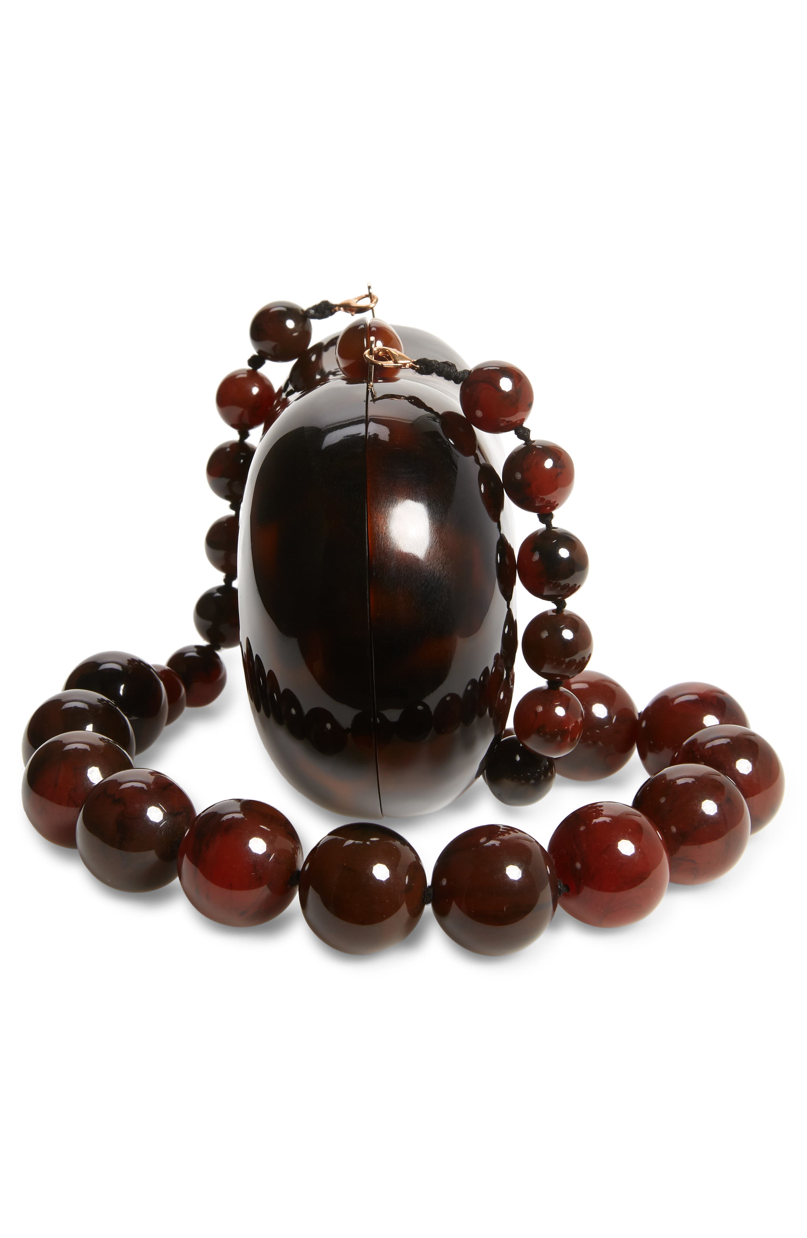 Cult Gaia Tallulah Acrylic Shoulder Bag, Alternate, color, 