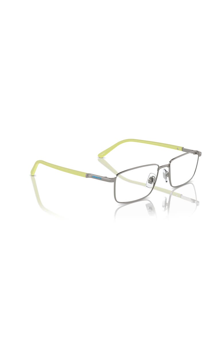 ARNETTE 53mm Rectangle optical glasses, Alternate, color, Silver