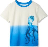 Hatley Kids' Octopus Dip Dye Cotton Graphic T-Shirt