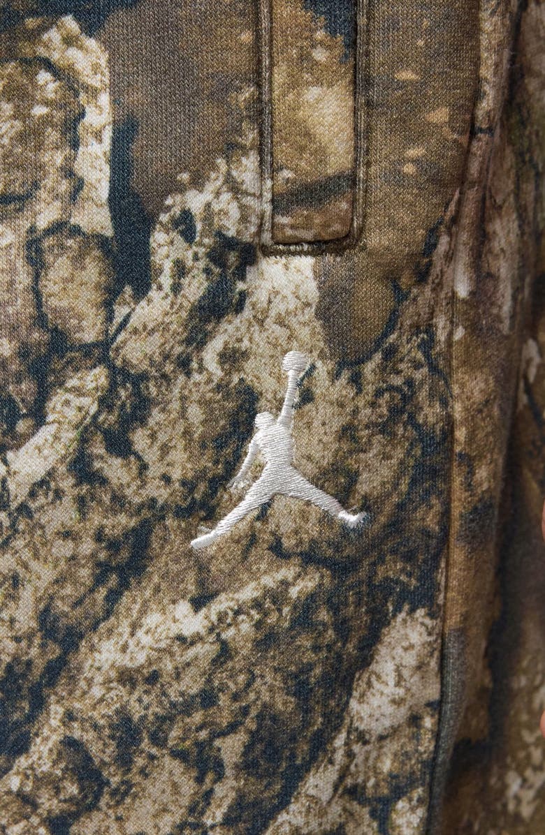 Jordan Kids' x Realtree MJ MVP Fleece Pants, Alternate, color, Medium Olive