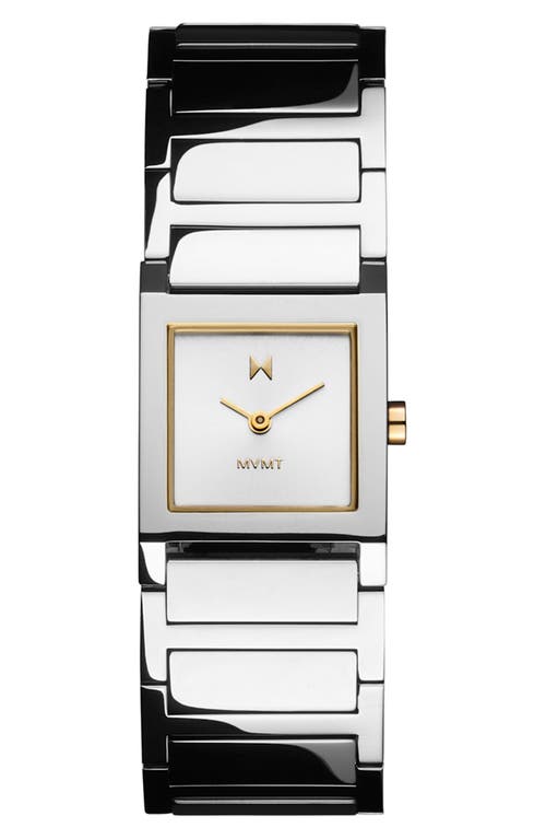 Mvmt Marquee Square Watch, 22mm In Silver