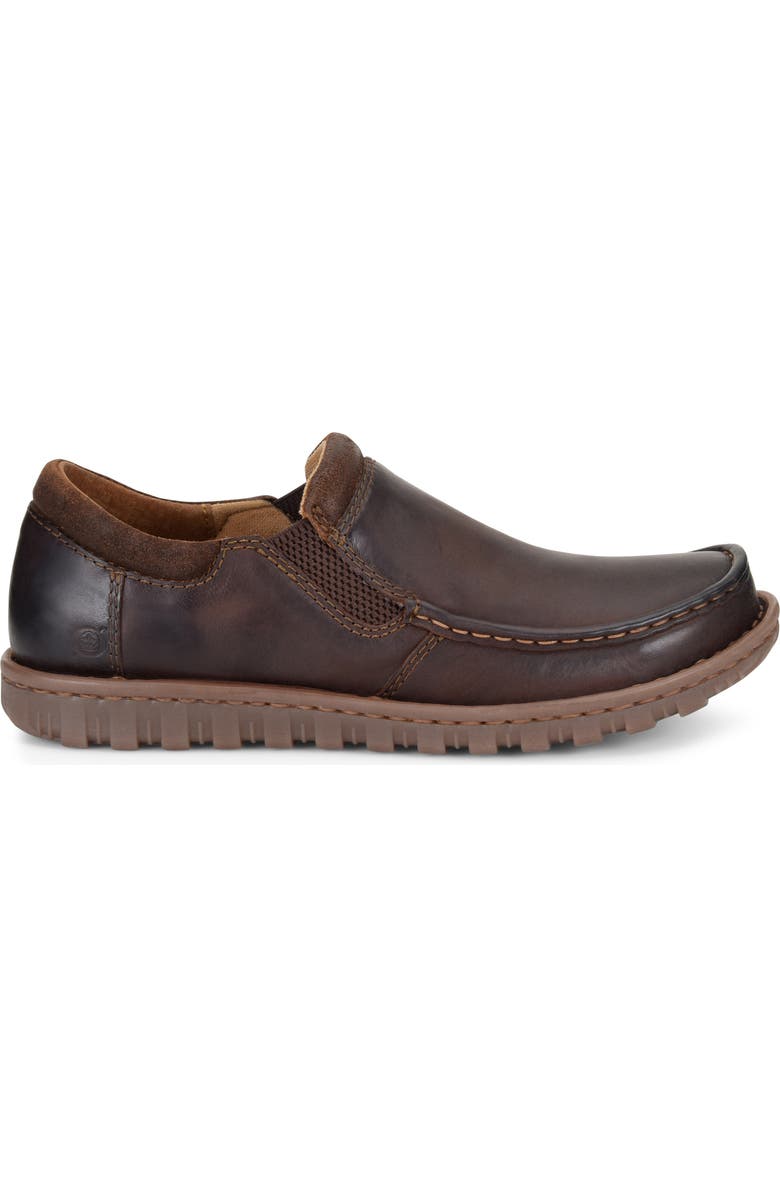 Børn Gudmund Slip-On, Alternate, color, Dark Brown Leather