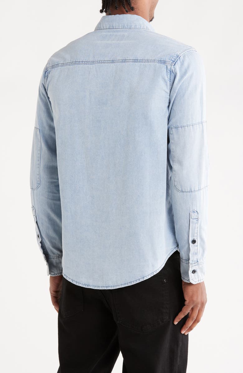 CAT WWR Denim Button-Up Shirt, Alternate, color, Light Faded Wash
