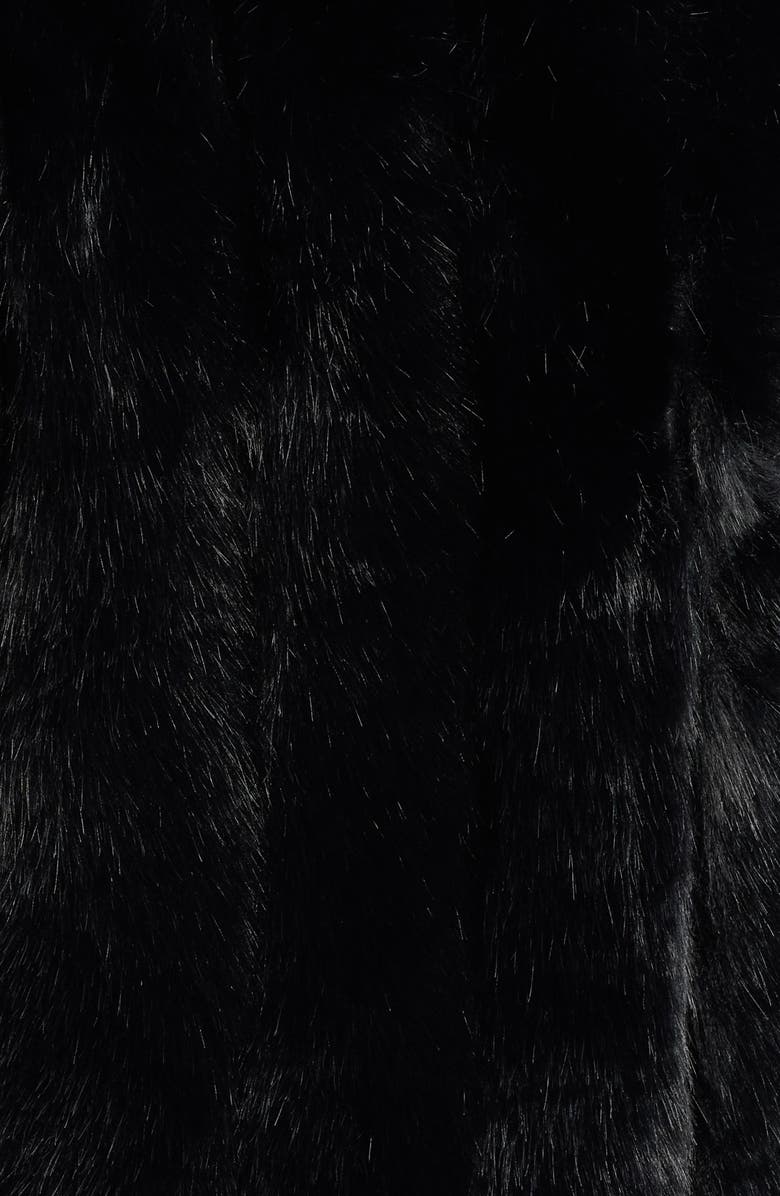 Et Ochs Faux Fur Jacket, Alternate, color, Black