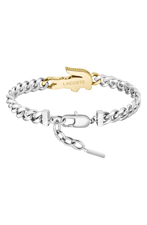 Lacoste Arthor Crocodile Pendant Bracelet
