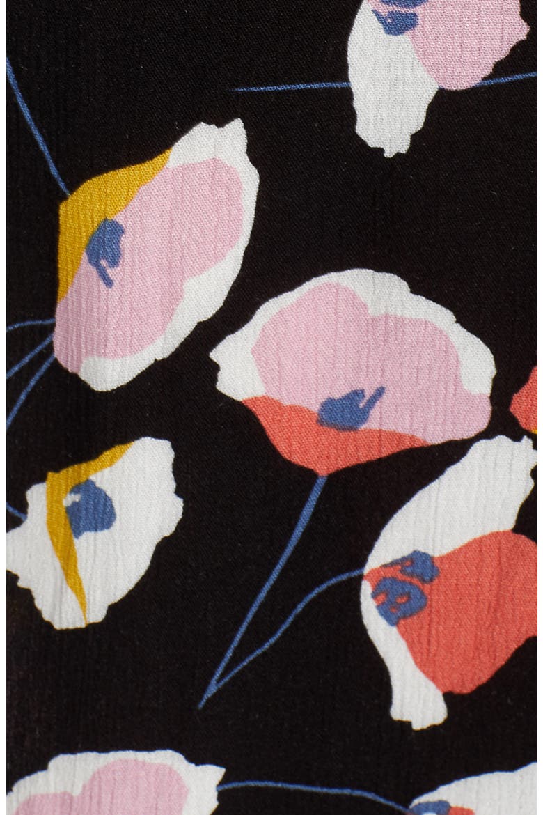 Double V Jumpsuit, Alternate, color, BLACK POPPY FLORAL