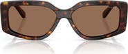 VOGUE 55mm Rectangular Sunglasses