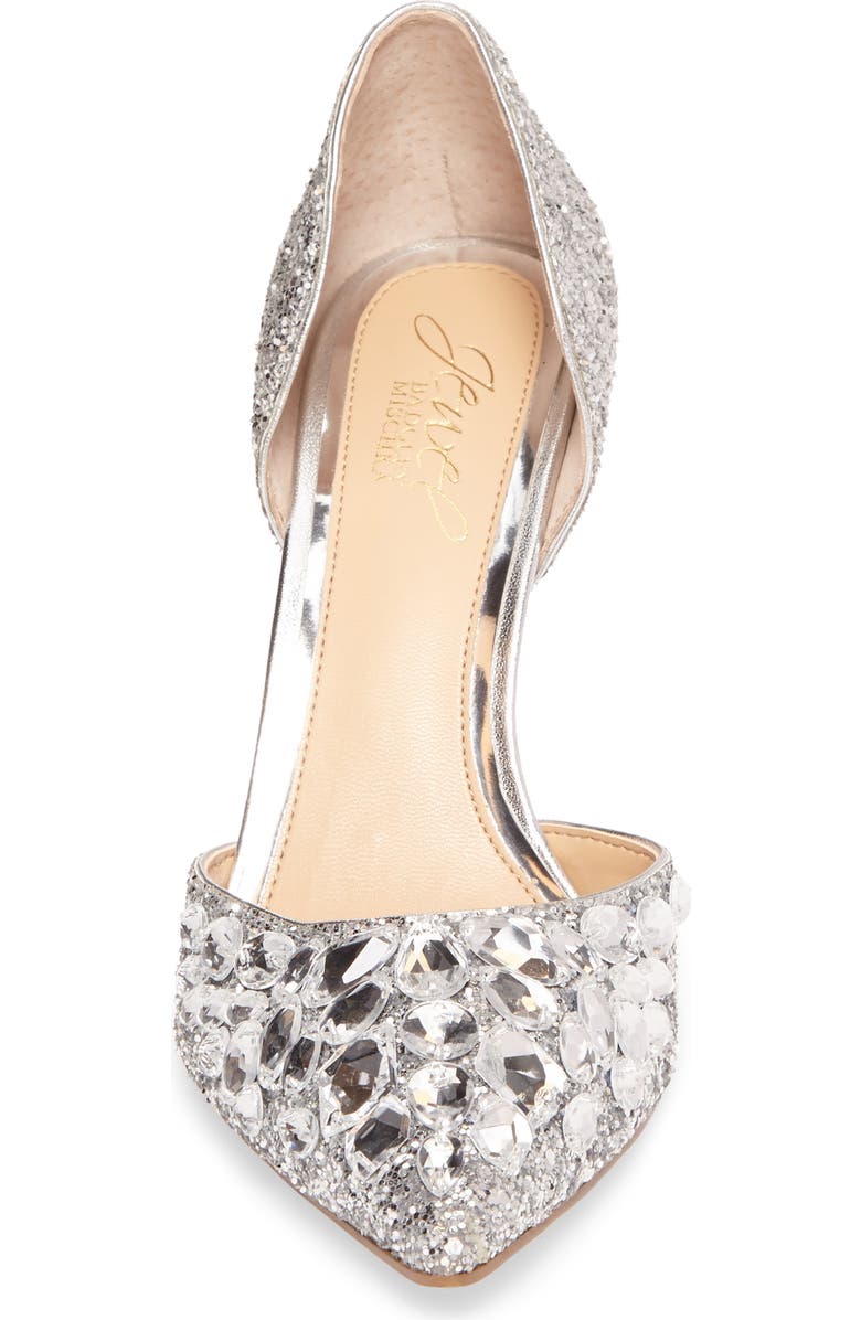 Jewel Badgley Mischka Upton Embellished Pump, Alternate, color,