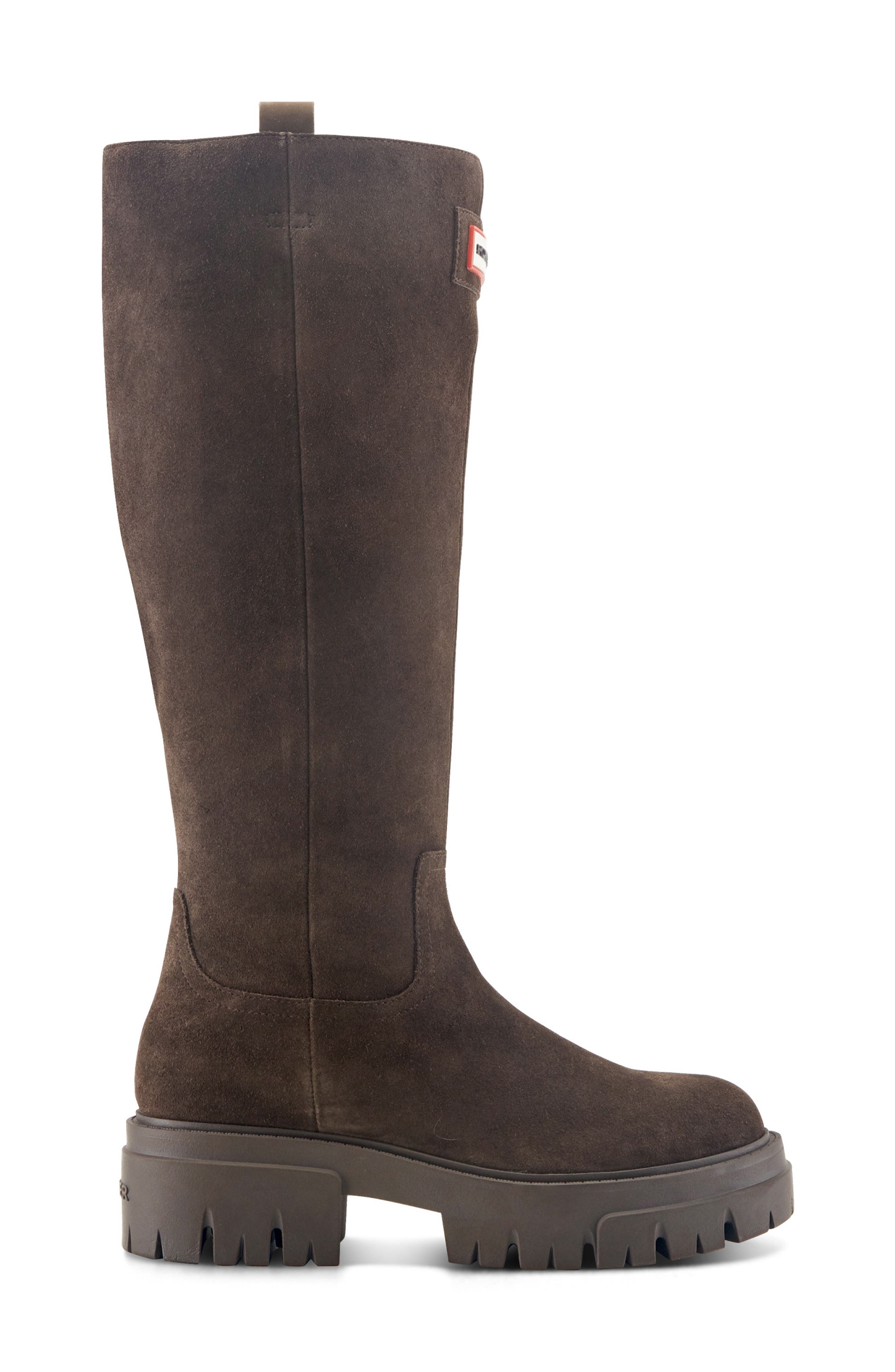 Giania Water Resistant Leather Knee High Boot, Alternate, color, MODICA