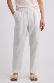 Tommy Bahama Two Palms Tapered Linen Drawstring Pants