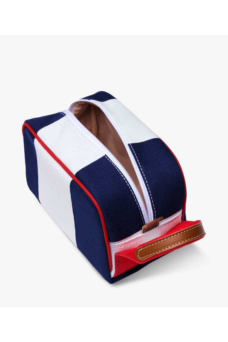 Standford Beauty Case, Alternate, color, White/Blue