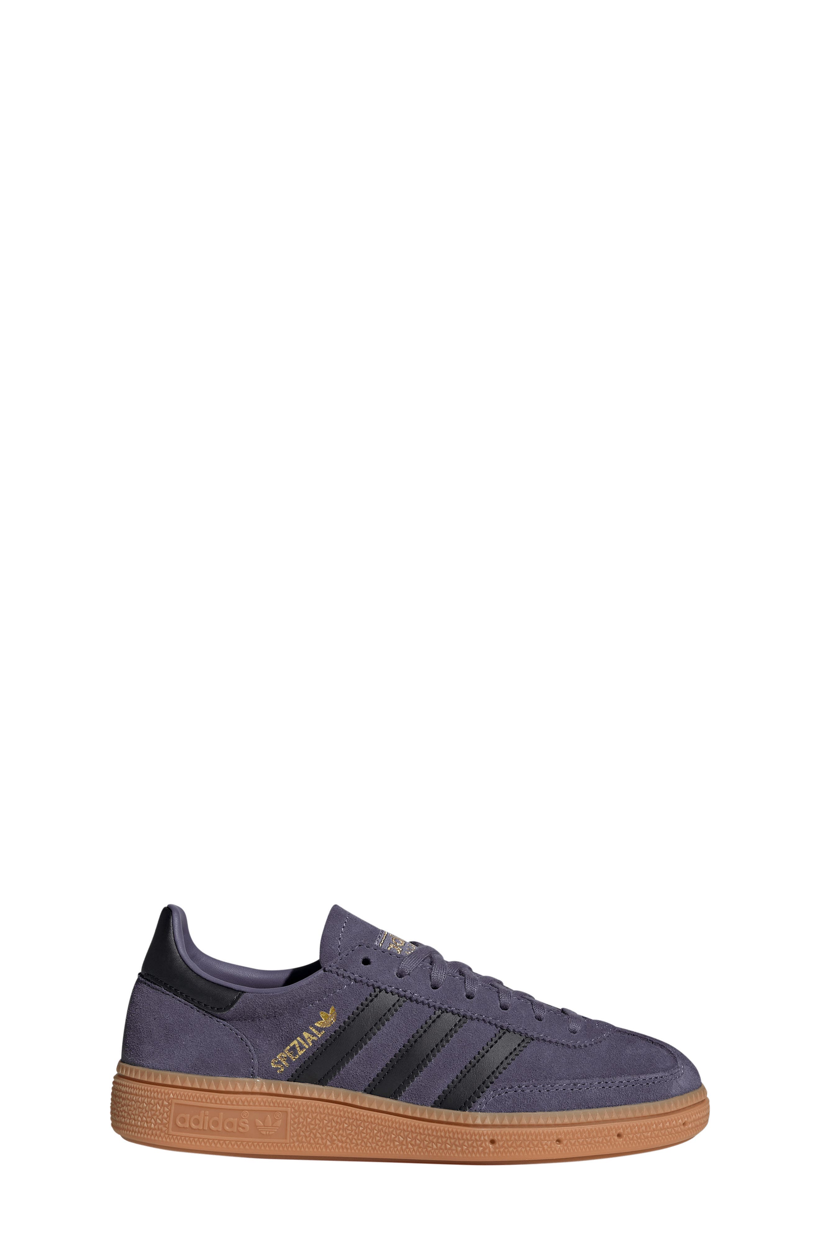 adidas Kids' Handball Spezial Sneaker, Alternate, color, Violet/ Black/ Gum