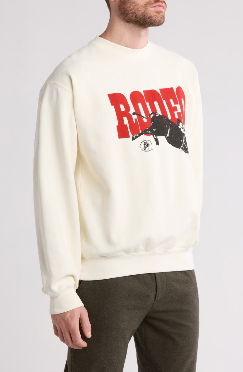 ONE OF THESE DAYS Go Rodeo Crewneck Sweatshirt, Alternate, color,
