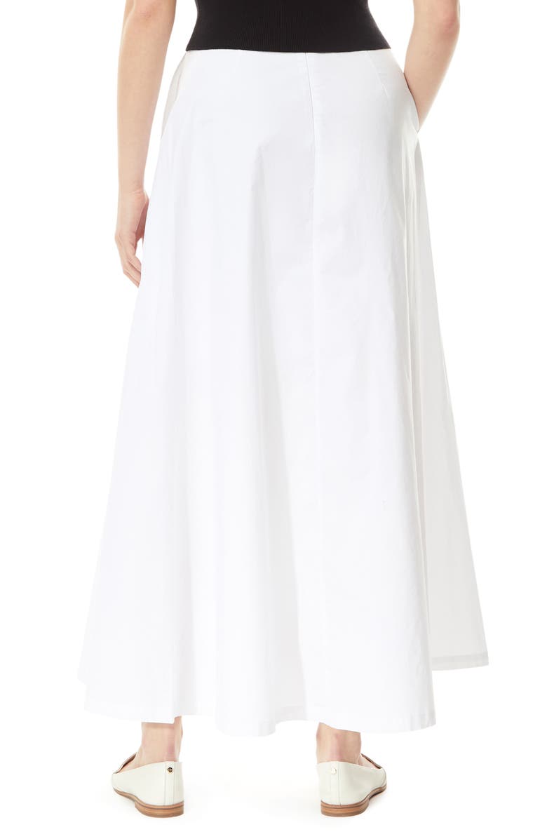 BY DESIGN Abigail Poplin Maxi Skirt, Alternate, color, White