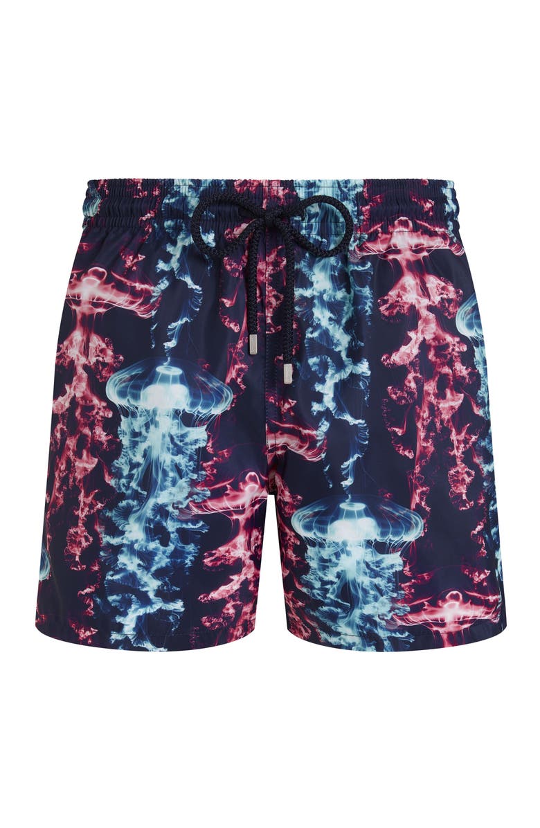 Vilebrequin Men Ultra-light and packable Swim Shorts X-Ray Medusa, Main, color, Navy