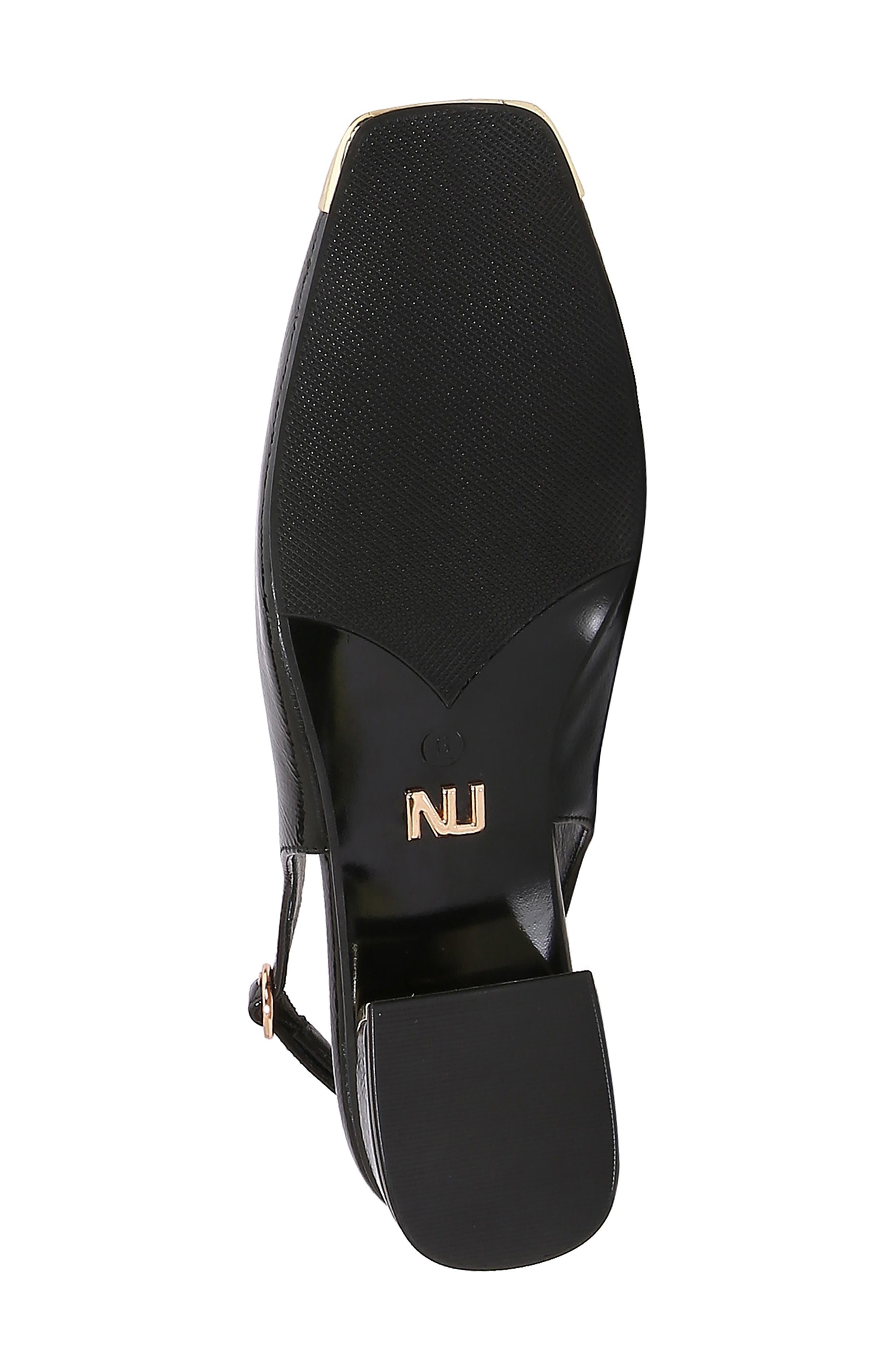 NINETY UNION Empress Tipped Slingback Pump, Alternate, color, Black