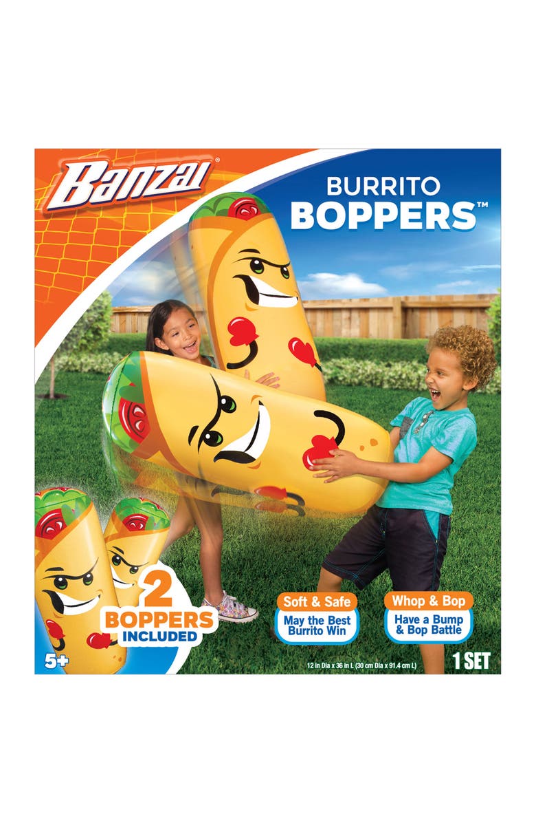 Banzai 2 Inflatable 36in Bumpers Toys, Main, color, Multicolored