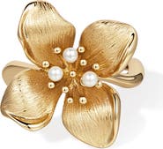 RETRO CHIC Large Iris Blossom Ring
