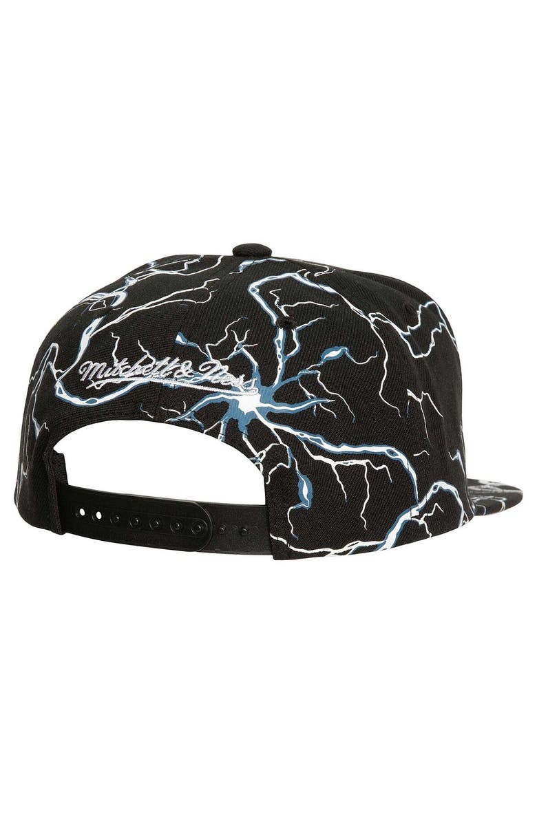 Mitchell & Ness Men's Mitchell & Ness Black Golden State Warriors Storm Season Snapback Hat, Alternate, color, 