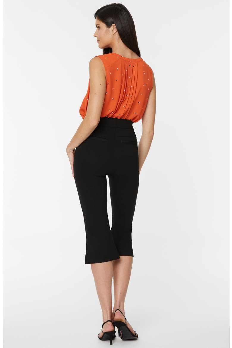 Sculpt-Her Flare Leg Pedal Pusher Pants, Alternate, color, BLACK