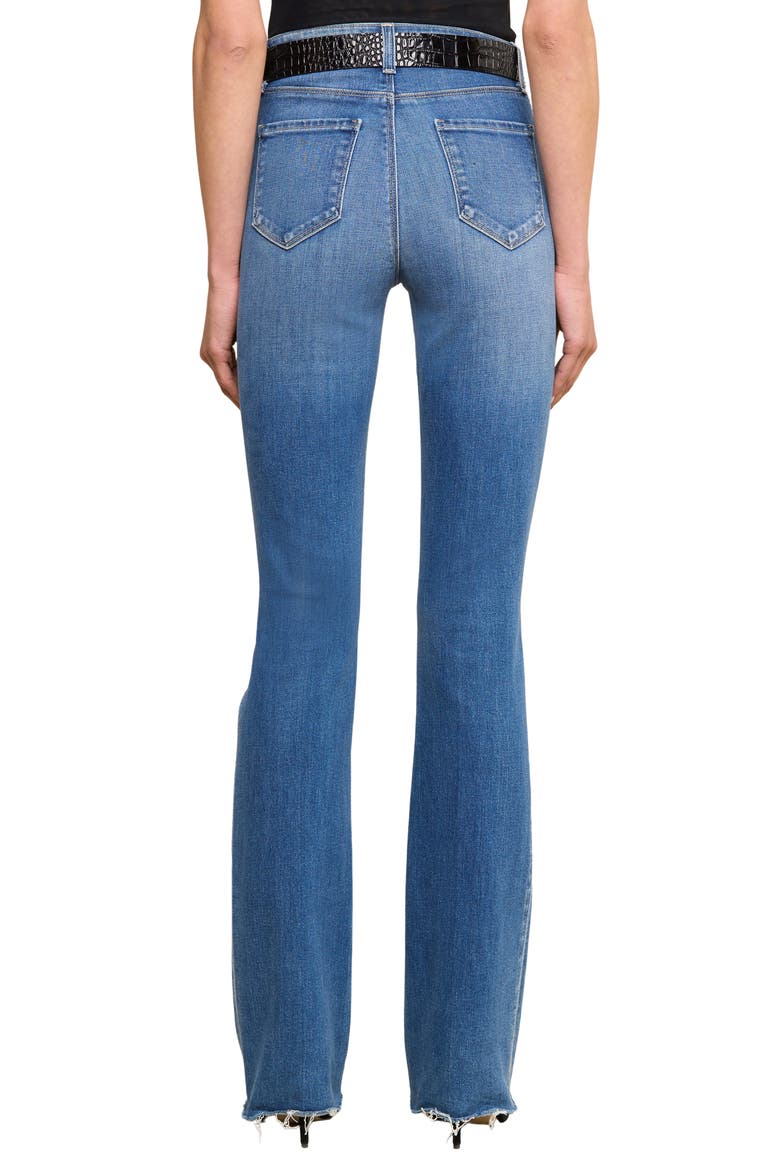 Ruth Raw Hem Straight Leg Jeans, Alternate, color, CAMBRIDGE